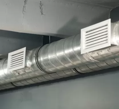 integração de sistemas de exaustão e ar condicionado